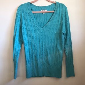 Old Navy Turquoise long sleeve Sweater